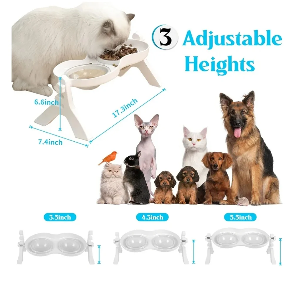 Elevated pet feeder